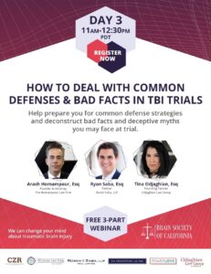 How To Succeed In Your Tbi Trial: A Webinar With Arash Homampour & Others