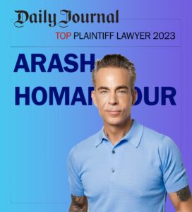 Arash Homampour named one of the Daily Journal's top plaintiff's lawyers for 2023.