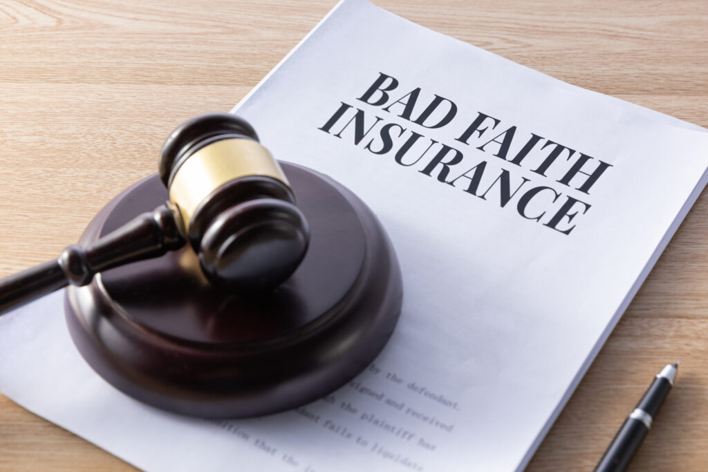 Bad faith insurance law