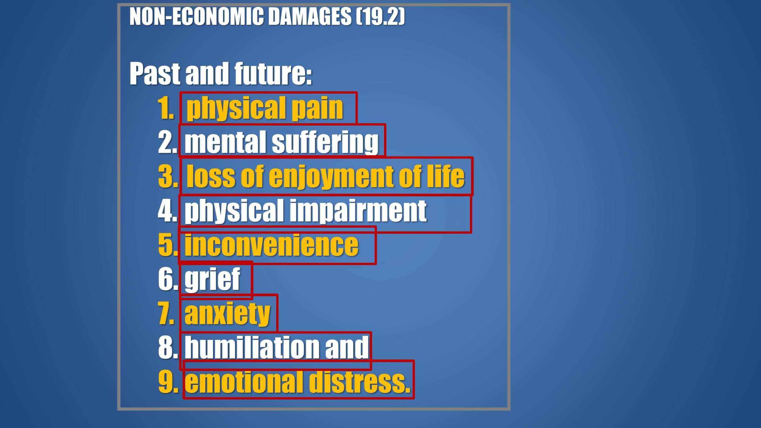 Loss of consortium effects on the spouse in the O'Malley hotel negligence case